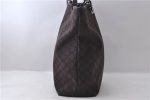 Authentic GUCCI Shoulder Tote Bag GG Nylon Leather 268629 Brown 2516D Cheap