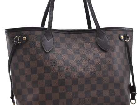 Authentic LOUIS VUITTON Damier Neverfull PM Tote Bag N51109 LV 8441A on Sale