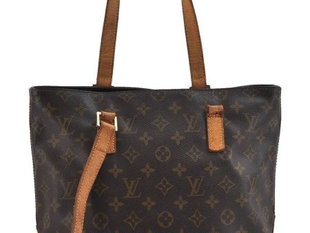 Authentic Louis Vuitton Monogram Cabas Piano Tote Bag M51148 LV Junk 0142D Sale