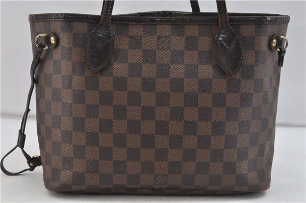 Authentic Louis Vuitton Damier Neverfull PM Tote Bag N51109 LV 9951C Online