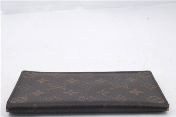 Auth Louis Vuitton Monogram Porte Chequier Cartes Credit Wallet M62225 LV 0395D on Sale