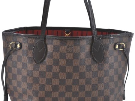 Authentic Louis Vuitton Damier Neverfull PM Shoulder Tote Bag N51109 LV H4346 Online Sale