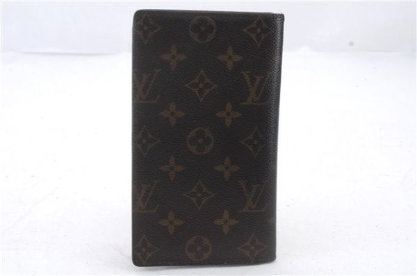 Auth Louis Vuitton Monogram Porte Chequier Cartes Credit Wallet M62225 LV 0395D on Sale