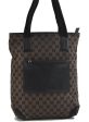 Authentic GUCCI Shoulder Tote Bag GG Canvas Leather 0190401 Black 1475D For Sale