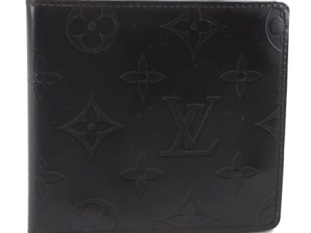 Auth Louis Vuitton Monogram Glace Portefeuille Compact Wallet M66490 Brown 9527C Discount