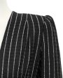 Black Silk Pinstriped Day Dress Online