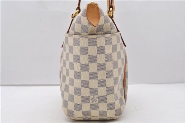 Authentic Louis Vuitton Damier Azur Totally PM Tote Bag White N41280 LV 2127D Supply