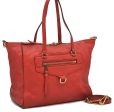 Auth LOUIS VUITTON Monogram Empreinte Lumineuse PM Tote Bag Red M40552 LV G2127 Online Sale