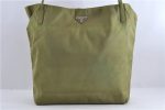 Authentic PRADA Nylon Shoulder Tote Bag Green 1901D Online Hot Sale