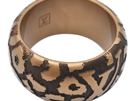 Auth LOUIS VUITTON Bracelet Leo Monogram Leopard Bangle Brown M65929 LV 8601B Hot on Sale