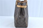 Authentic Louis Vuitton Monogram Batignolles Vertical Tote Bag M51153 LV H9222 For Sale