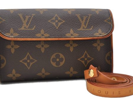 Auth Louis Vuitton Monogram Pochette Florentine Pouch Waist Bag M51855 LV 2244D For Discount