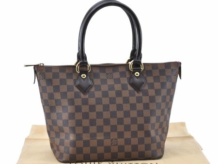 Authentic LOUIS VUITTON Damier Saleya PM Shoulder Tote Bag N51183 LV G0111 For Discount