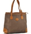 Authentic GUCCI Micro GG PVC Leather Shoulder Tote Bag 0172 Brown Junk 0463D Cheap