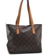 Authentic Louis Vuitton Monogram Cabas Piano Tote Bag M51148 LV 0125D Online Sale