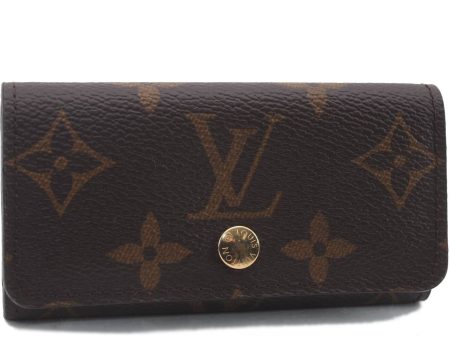 Authentic LOUIS VUITTON Monogram Multicles 4 Four Hooks Key Case M62631 LV H4338 Online Sale