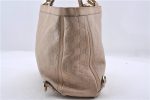 Authentic GUCCI Guccissima Abbey Leather Shoulder GG Tote Bag 170004 Beige 1559D Supply