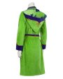 Green Jesurum Terry Zip Front Dress Cover-Up Fashion