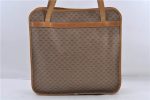 Authentic GUCCI Micro GG PVC Leather Shoulder Tote Bag Brown 9781C Cheap