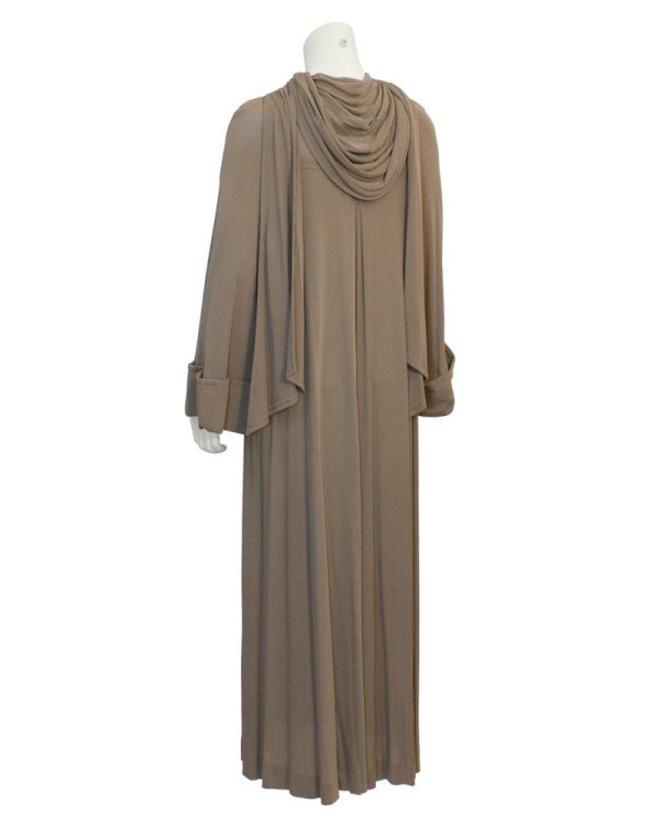 Brown Mocha Gown with Hood Online Sale