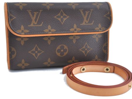 Auth Louis Vuitton Monogram Pochette Florentine Pouch Waist Bag M51855 LV 1963B Discount