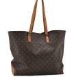 Authentic Louis Vuitton Monogram Cabas Alto Tote Bag M51152 LV 0256D Hot on Sale