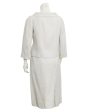 Cream Linen Couture Skirt Suit Supply