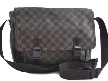 Auth Louis Vuitton Damier Messenger Melville Shoulder Cross Bag N51125 LV H9554 Online