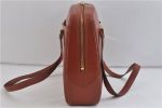 Authentic Louis Vuitton Epi Voltaire Shoulder Tote Bag Brown M52438 LV 0178D For Cheap