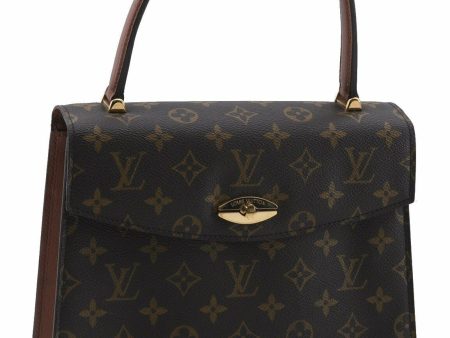 Authentic LOUIS VUITTON Monogram Malesherbes Hand Bag M51379 LV 6818A Online now