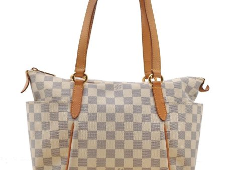 Authentic Louis Vuitton Damier Azur Totally PM Tote Bag White N41280 LV 2127D Supply