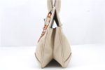 Authentic GUCCI Horsebit Shoulder Tote Bag Leather 114913 White 0663D Fashion