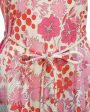 Pink Printed Cotton Floral Day Dress Discount