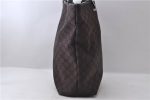 Authentic GUCCI Shoulder Tote Bag GG Nylon Leather 268629 Brown 2516D Cheap