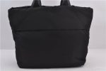 Authentic PRADA Nylon 2Way Leather Shoulder Tote Bag Black 1360D Online Sale