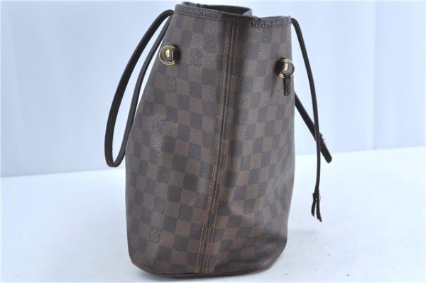 Authentic Louis Vuitton Damier Neverfull MM Tote Bag N51105 LV Junk H9048 For Discount