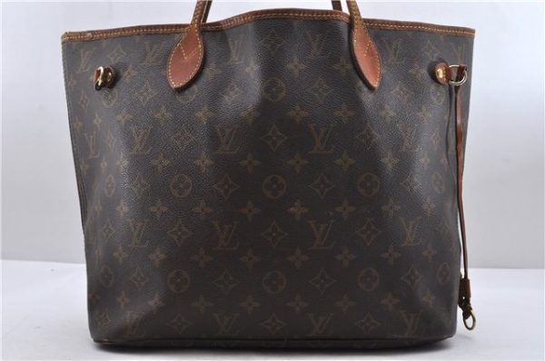 Authentic Louis Vuitton Monogram Neverfull MM Tote Bag M40156 LV 0508D Cheap