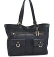 Authentic GUCCI Abbey Shoulder Tote Bag GG Canvas Leather 146247 Black H9338 Online Hot Sale