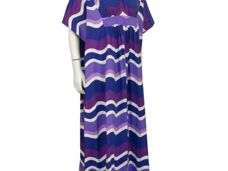 Purple Bohemian Kaftan Hot on Sale