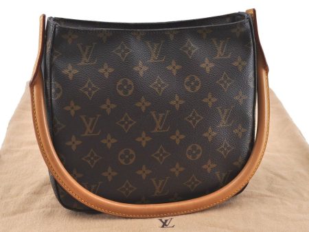 Authentic Louis Vuitton Monogram Looping MM Shoulder Bag M51146 LV H5711 Cheap