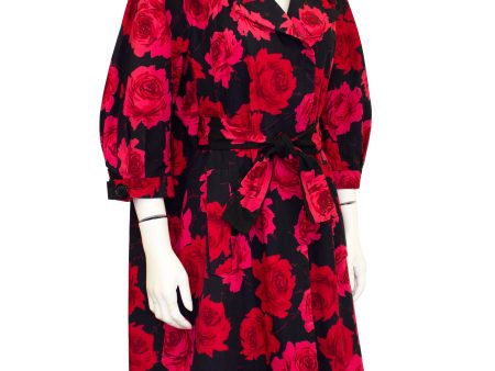 Opera Coat with Red Roses Discount