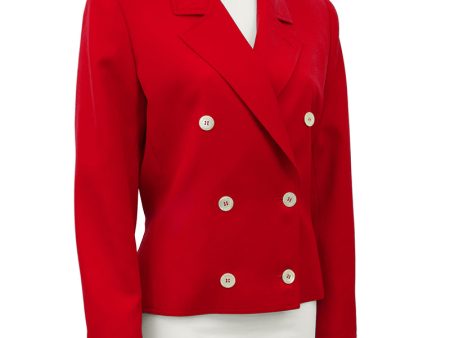 Red Tie Back Jacket For Discount