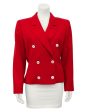 Red Tie Back Jacket For Discount