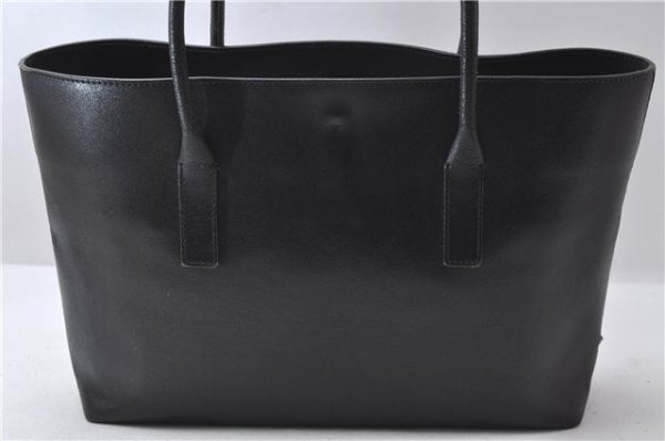 Authentic PRADA Leather Shoulder Tote Bag Purse Black 1020D Sale