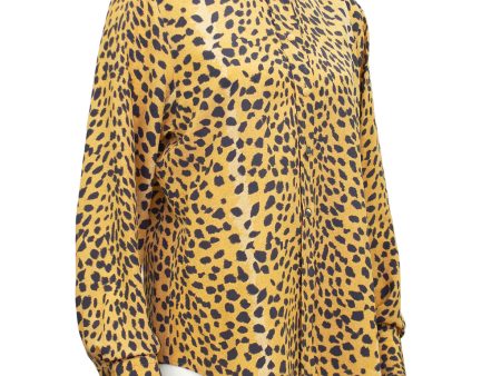 Leopard Print Silk Shirt Cheap