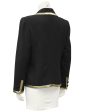 Black Jacket with Gold Lurex Trim Online Sale