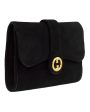 Black Suede Clutch For Discount