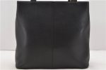 Authentic BURBERRY Vintage Leather Shoulder Tote Bag Black 0981D Fashion