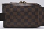 Authentic Louis Vuitton Damier Geronimos Waist Bum Waist bag N51994 LV 0999D For Sale