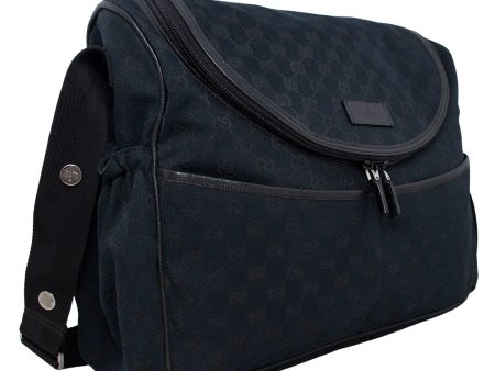 Black Monogram Canvas Diaper Bag For Discount